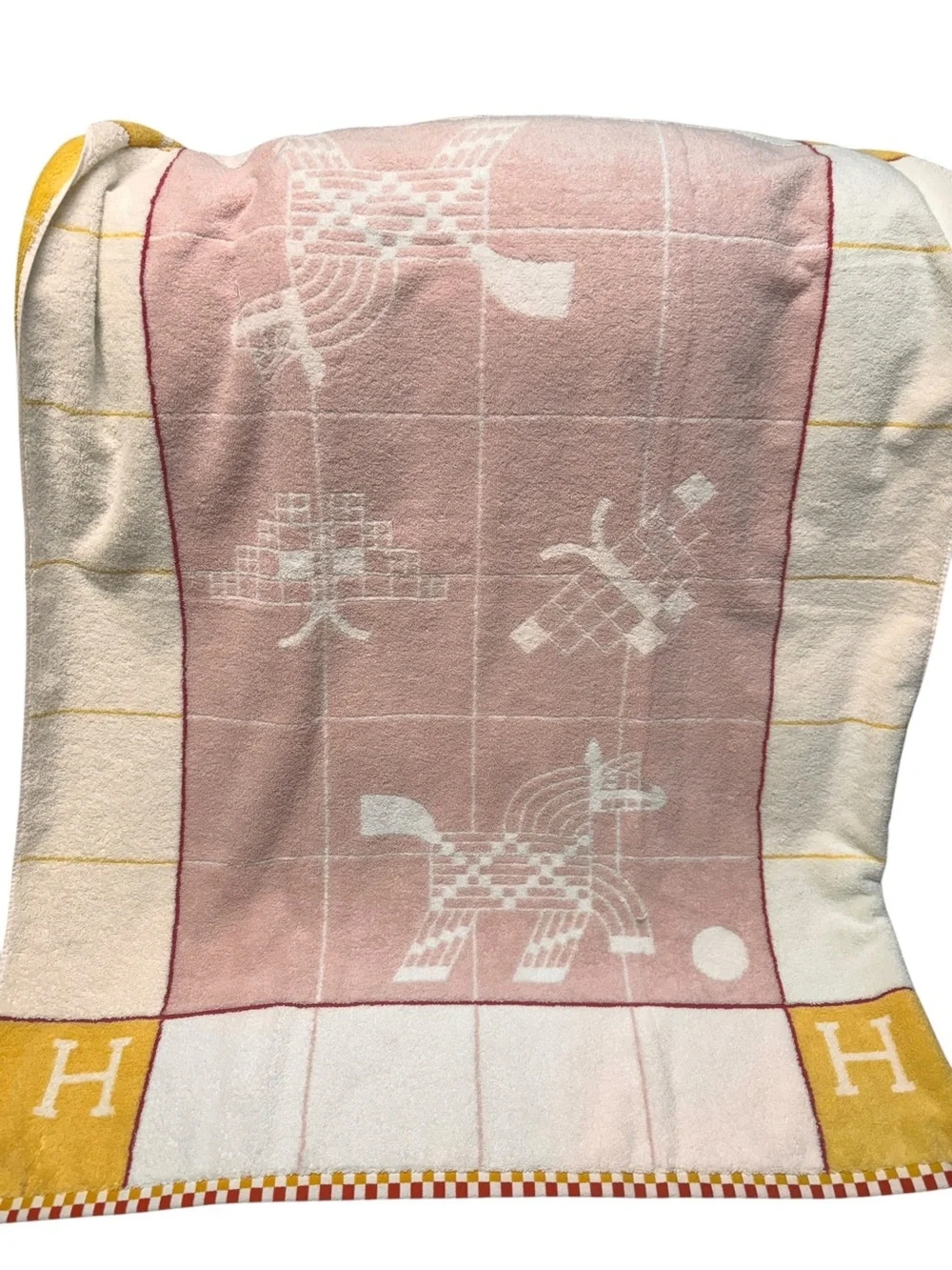 Hermès Animaux Nattés Bath Towel luxury classic designer